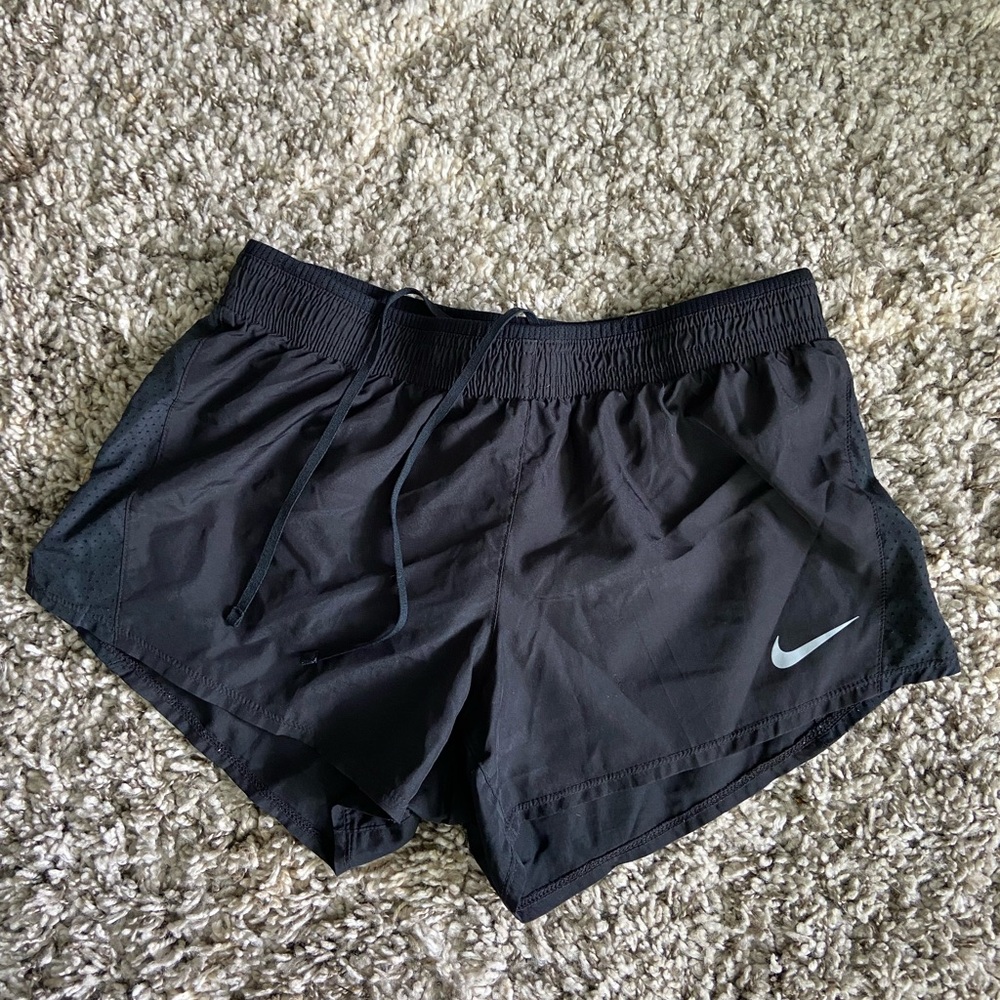 Nike Black Athletic Shorts Lightweight Performance